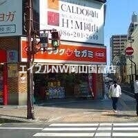 ドラックストア　ドラッグセガミ岡山表町本店（ドラッグストア）まで377m