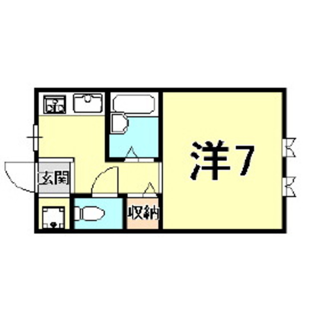 キャナルサイドヴィレッジSの間取り写真