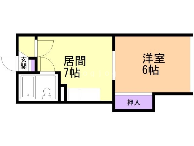 シティーハウス大川　Ｎｏ．１の間取り