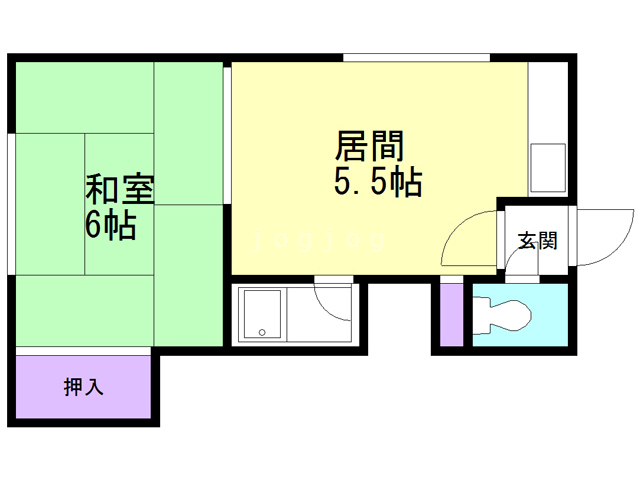 柴田マンションの間取り