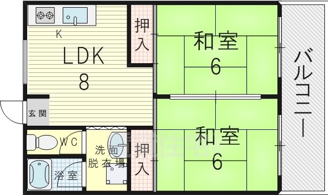 メゾンみつわの間取り