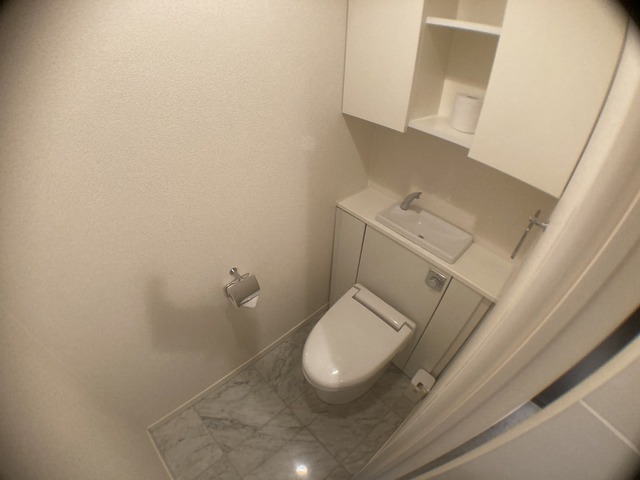 トイレ　モデルルームです。