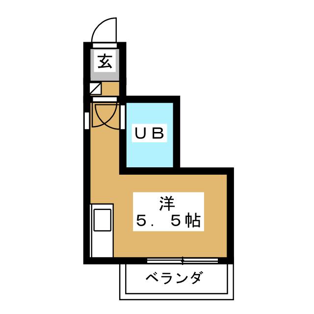 ヒロタマンション大倉山の間取り