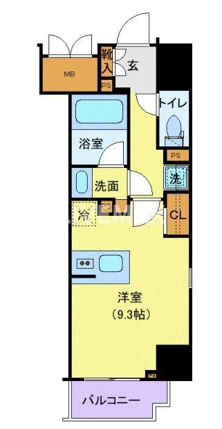 ロイジェントパークス千葉中央の間取り