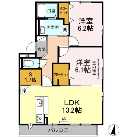 ルミエールみついの間取り