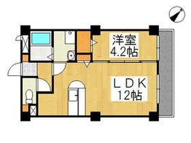 倉敷市児島下の町のマンションの間取り