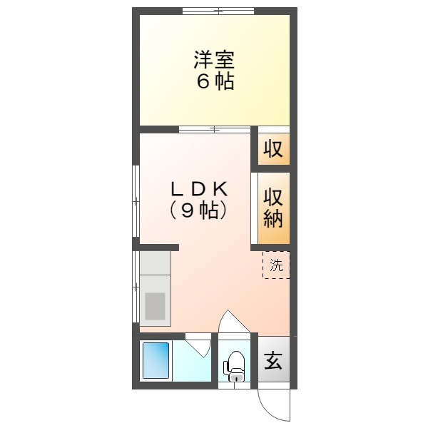 ピース大手の間取り