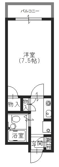 ラポール向陵の間取り