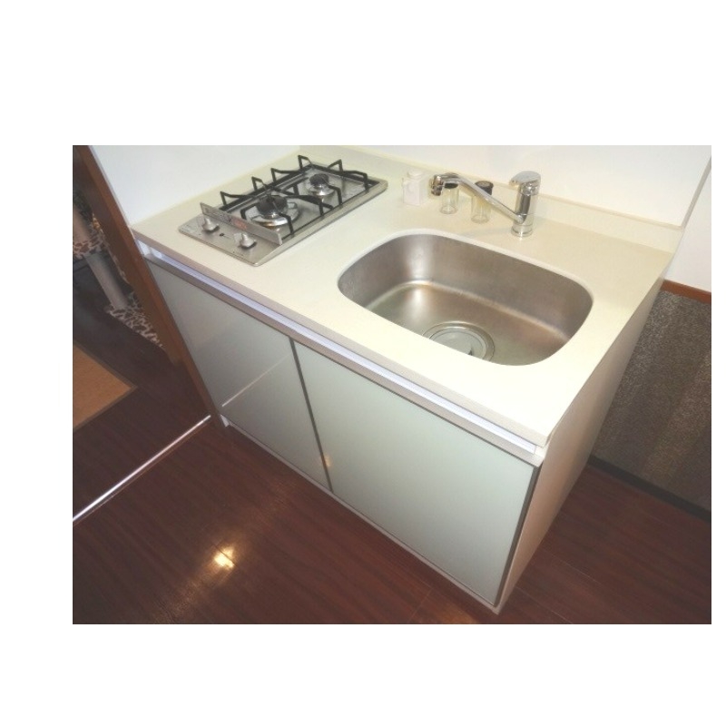 キッチン　嬉しい２口コンロ付き！