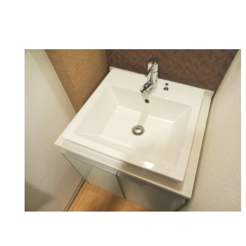 洗面設備　洗面所も綺麗にお使いいただけます♪