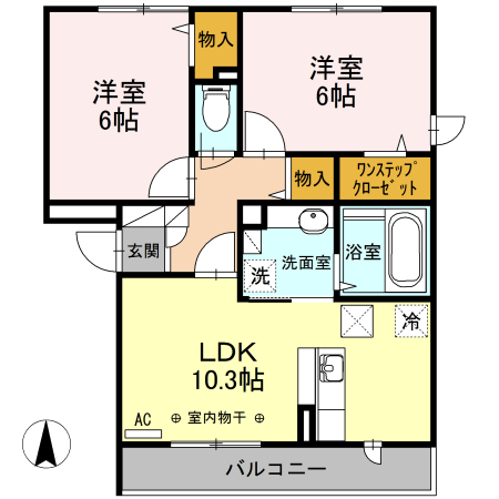 グランパルクセゾンの間取り