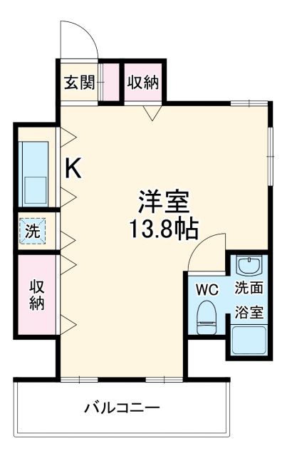 柏市末広町のマンションの間取り