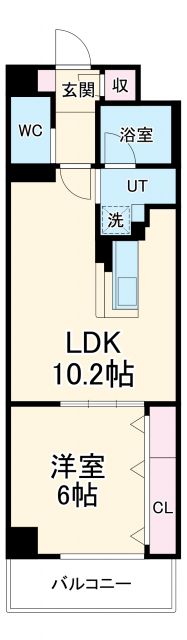 Ｓｔａｎｚａ神村の間取り