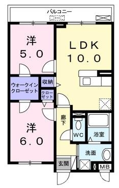 エトワール桃山IIの間取り