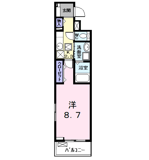 カーサ大塩の間取り