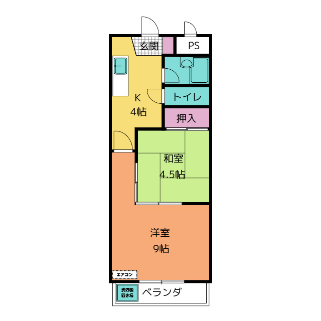 新日ビル豊明マンションの間取り