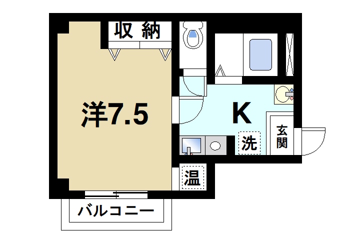 メゾンK’sの間取り