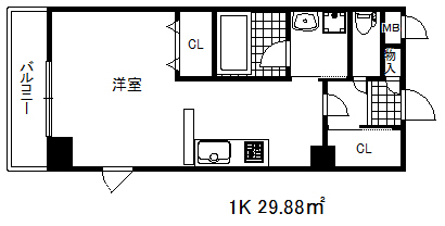 【タカマツ神戸駅南通の間取り】