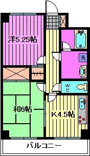 さいたま市南区南浦和のマンションの間取り