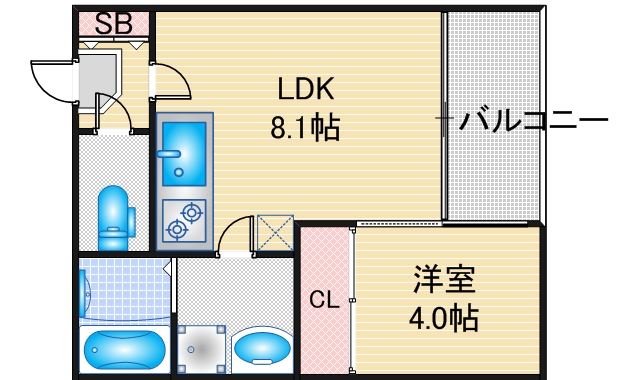 【ハーモニーテラス瑠璃光町の間取り】