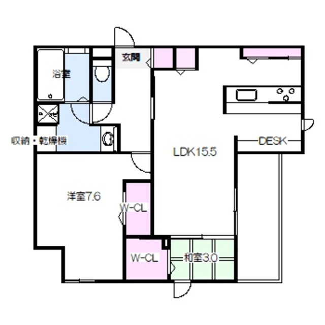 TORISIA寺田町の間取り