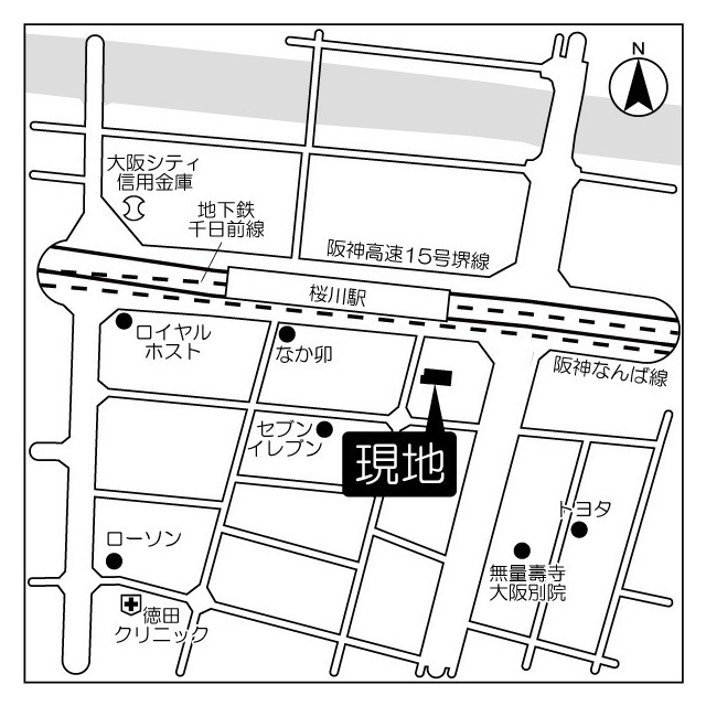 【インプルーブ難波ウエストの建物外観】