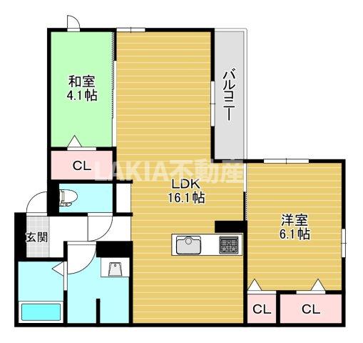 クラシスト今川4丁目の間取り