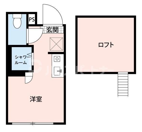 豊島区雑司が谷のアパートの間取り