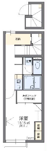 レオパレスＳＨＩＢＡＴＡIIの間取り