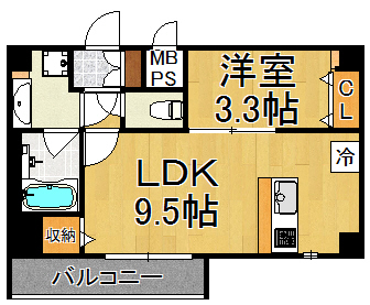 スプランディッド甲子園の間取り