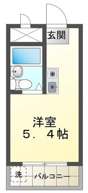 姫路市北平野のマンションの間取り