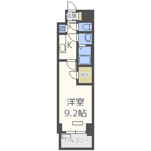 【プレサンス江戸堀の間取り】