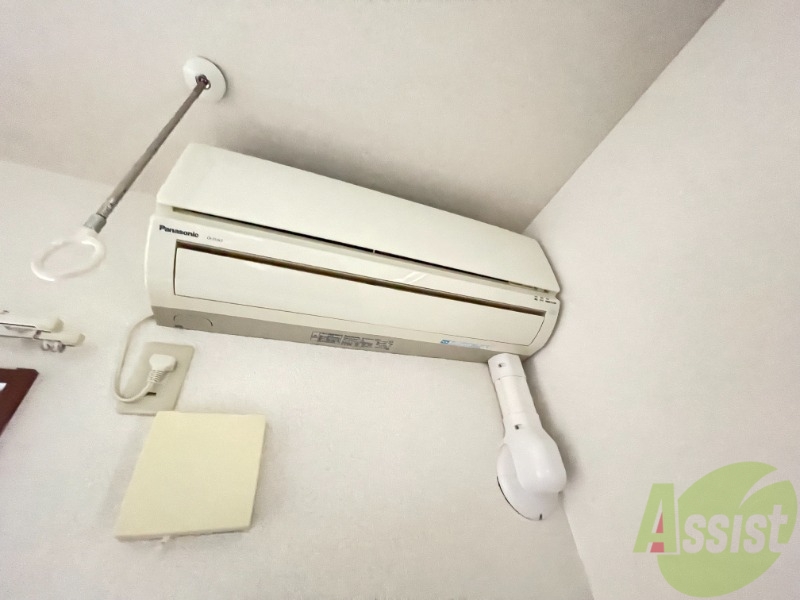 その他設備　エアコンが付いているので夏も冬も快適ですね～。