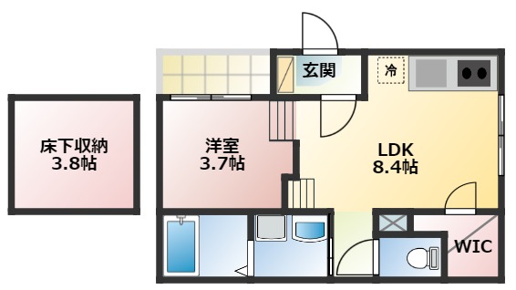 Jstage鳴海の間取り