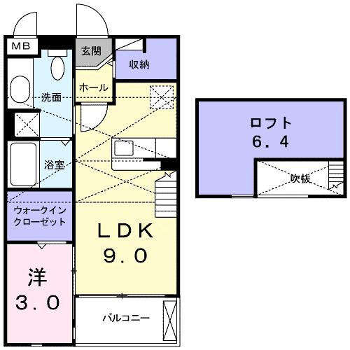 ジュネスの間取り