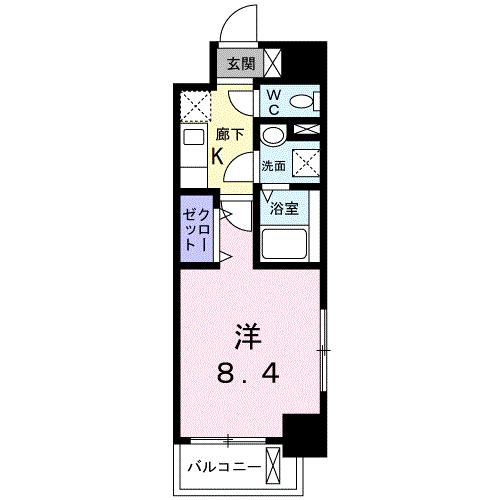 鹿児島市堀江町のマンションの間取り