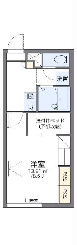 【レオパレスオーキッドVの間取り】