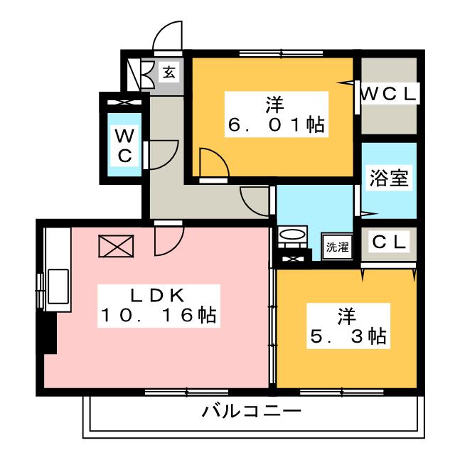 ロンドン弐番館の間取り