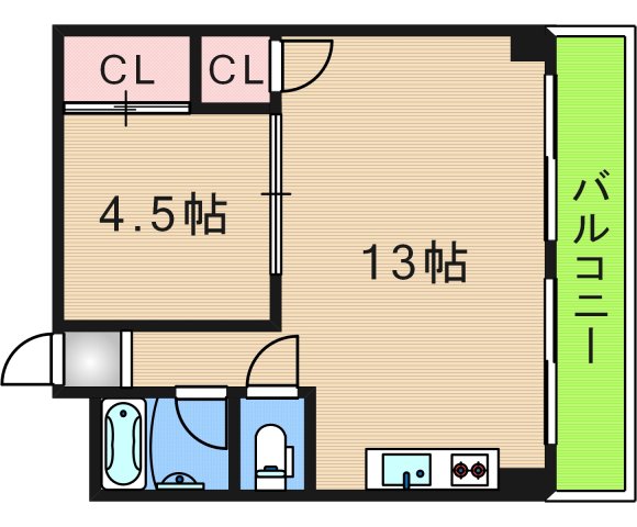 Grand corp Cattleyaの間取り