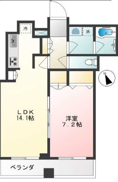 豊島区東池袋のマンションの間取り