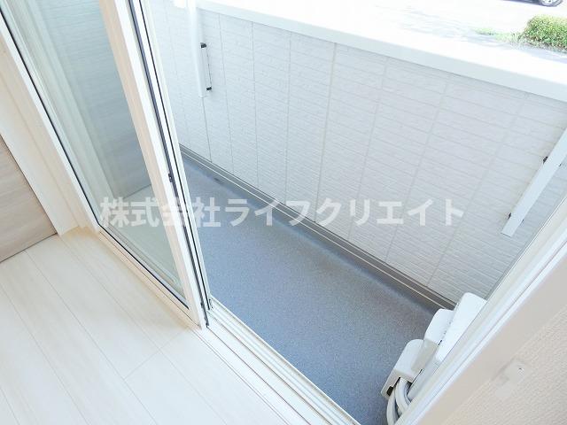 【D-ROOM万願寺のバルコニー】