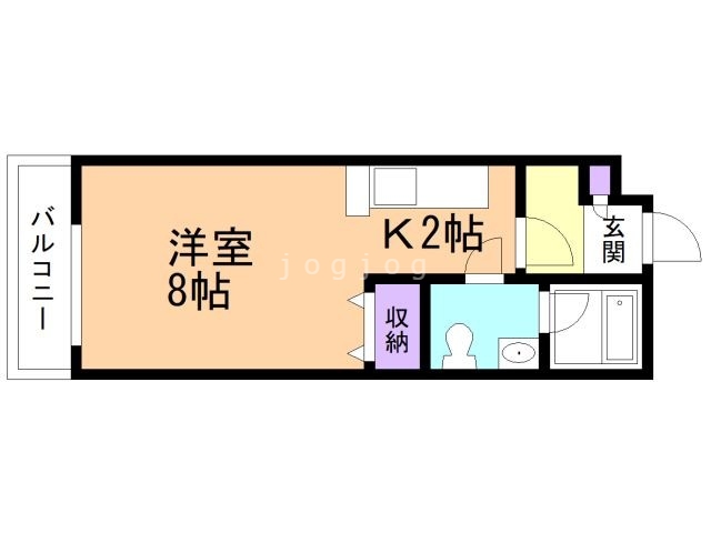 チサンマンション植物園の間取り