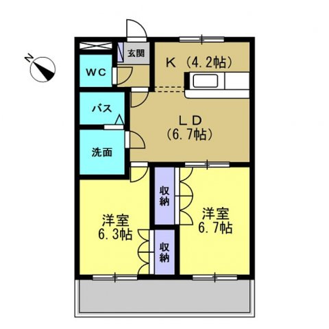 サンイーストピークの間取り