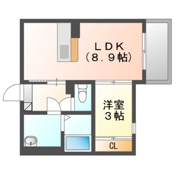 ＲＥＧＡＬＥＳＴ白石東新町の間取り