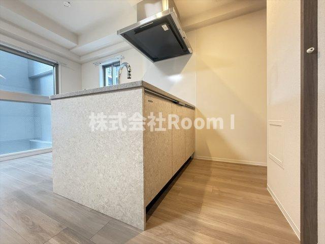 キッチン　コンパクトなキッチンで掃除もラクラク