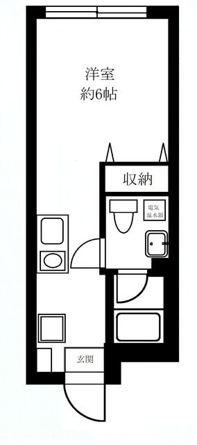 横浜市鶴見区矢向のマンションの間取り