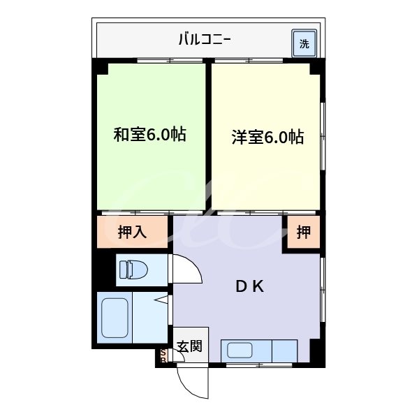 葛飾区立石のマンションの間取り