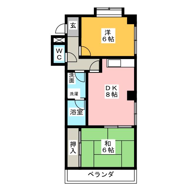 アーサー須ヶ口の間取り