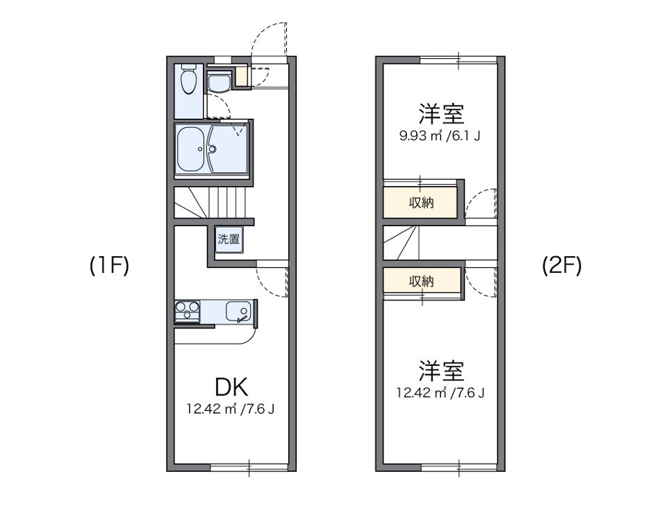 レオパレスマノワールの間取り