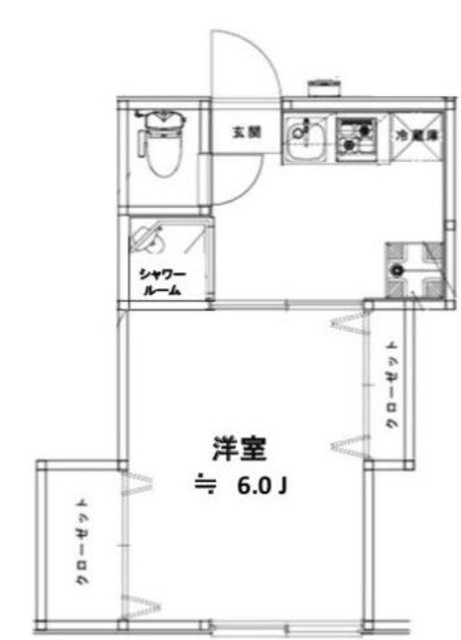 協和荘の間取り